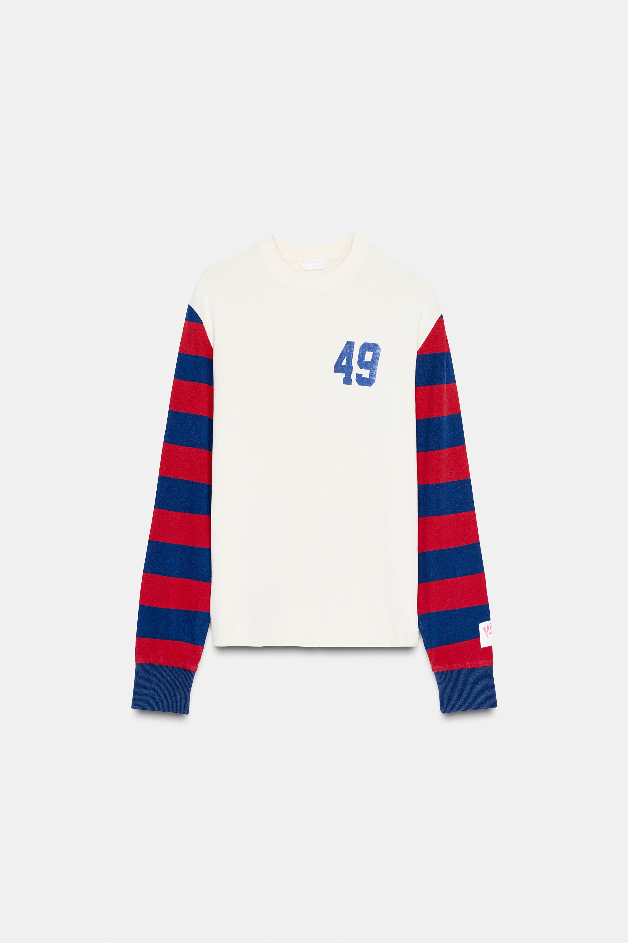 VARSITY STRIPED T-SHIRT